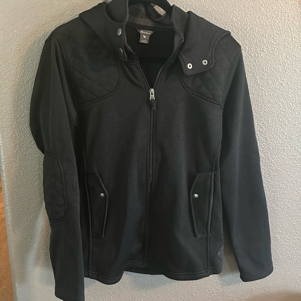 Women’s Eddie Bauer fleece lined hooded jacket 
NWOT